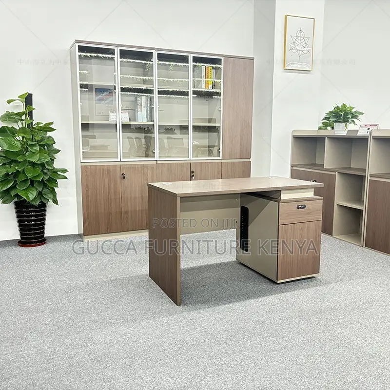Office Desk:1200mm Simple Homework Desk With Storage