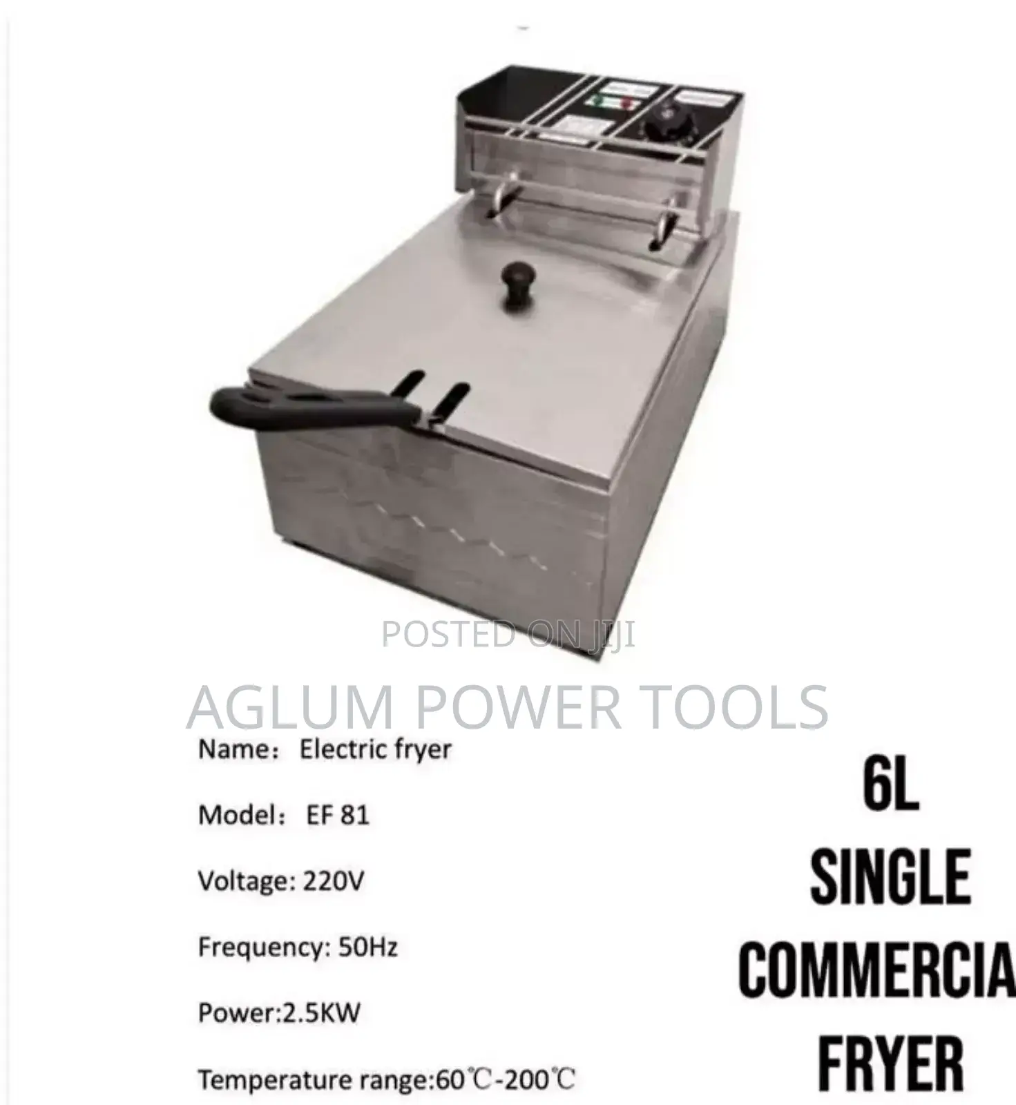 Premier Electric Chips Fryer 6l