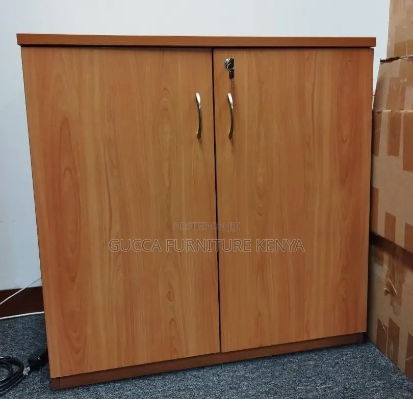 Office Cabinet:Medium Height Wooden Credenza Office Cabinet