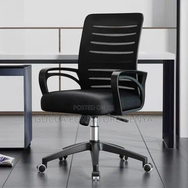 Office Chair Mesh Desk Chair With Tilt Lower Back Support