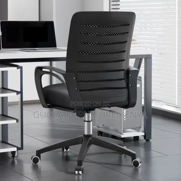 Office Chair Mesh Desk Chair With Tilt Lower Back Support