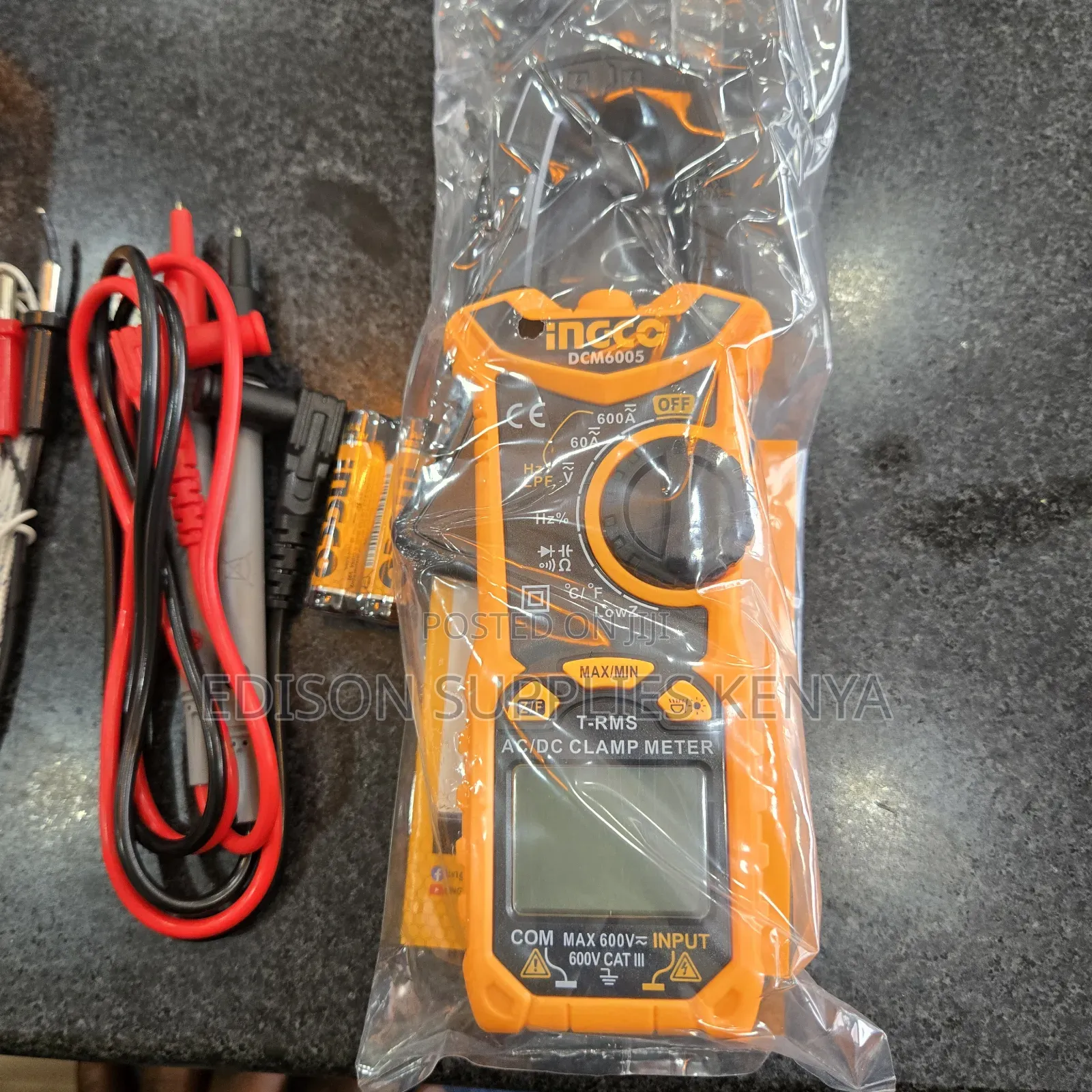 Ingco Digital Clamp Meter Dc/Ac 600amps 600v Dcm6005