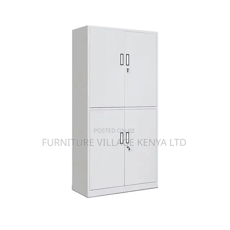 Office Cabinet:4-Door Lockable Metal Office Storage Solution