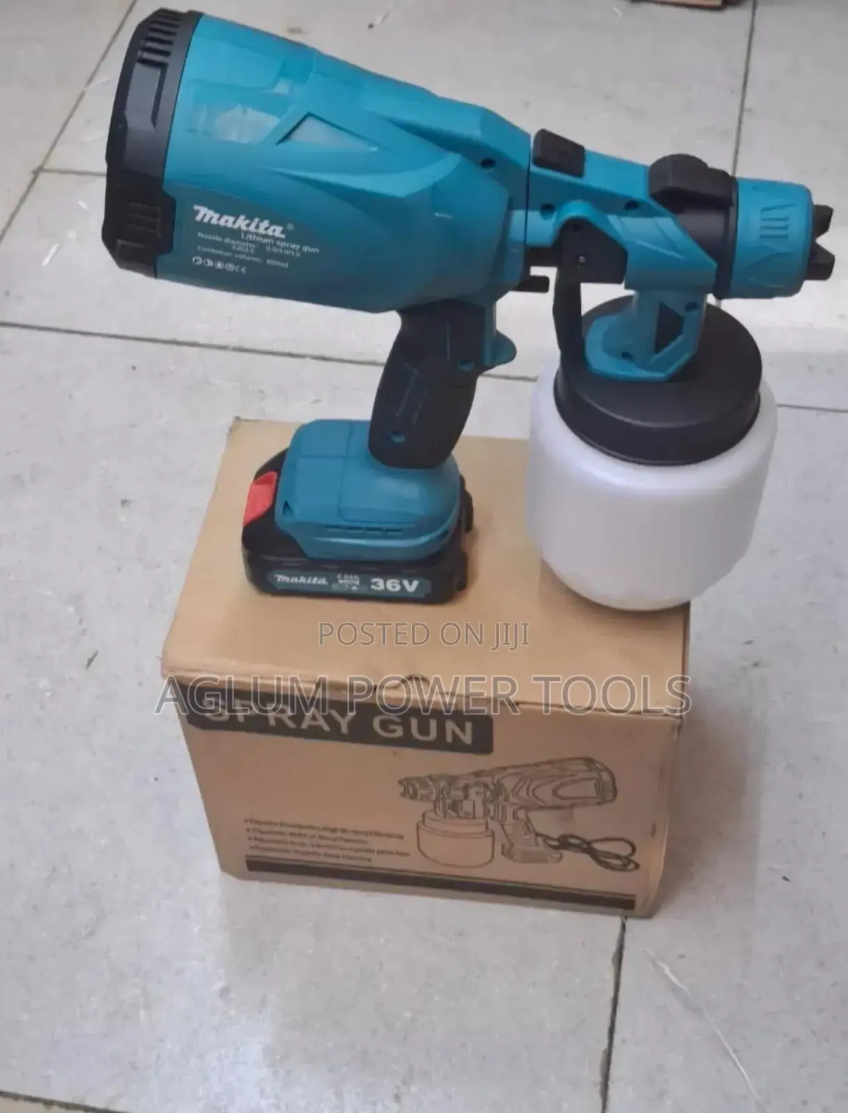 Makita Spray Gun Cordless With Two Batteries