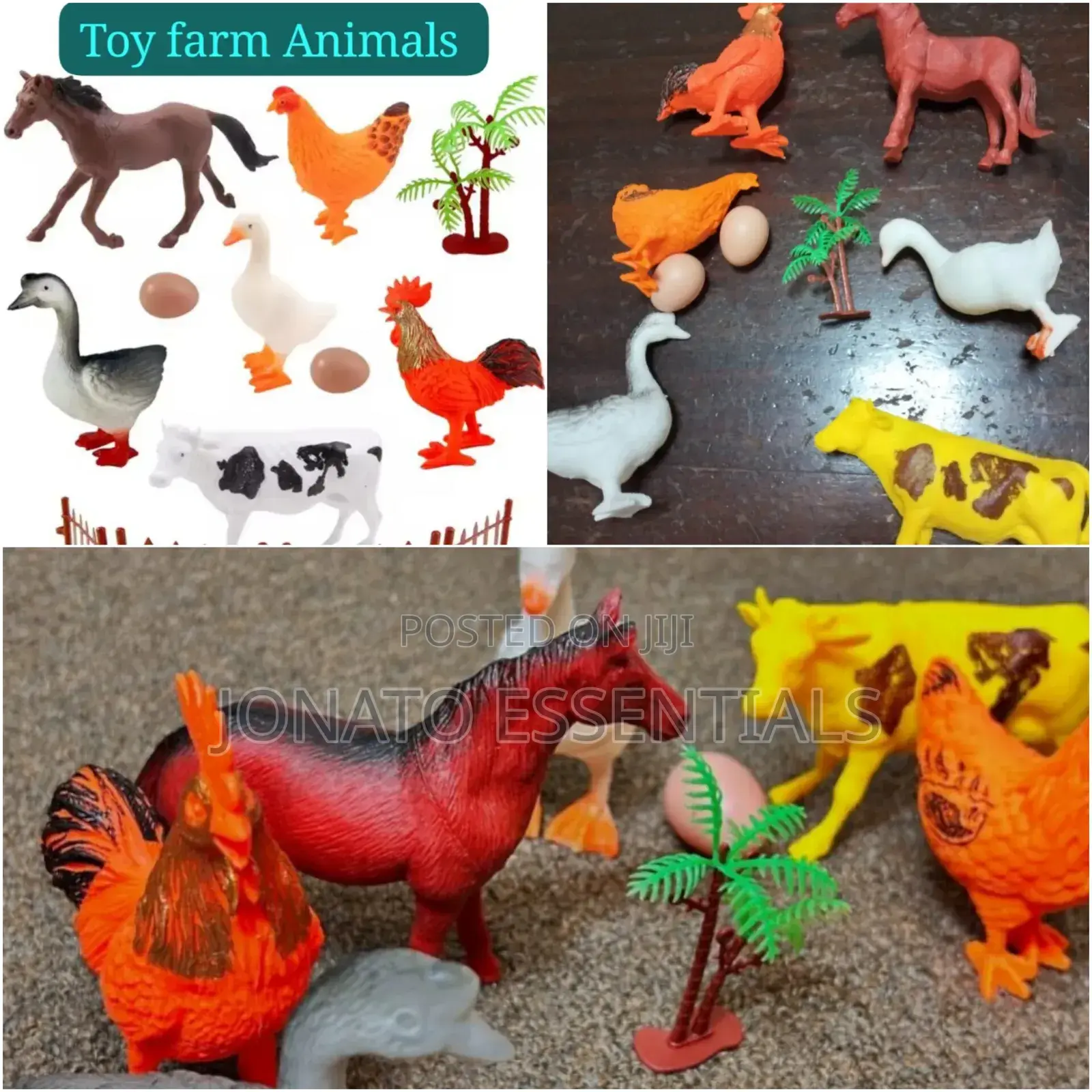 Toy Farm Animals Set - Miniature Figures
