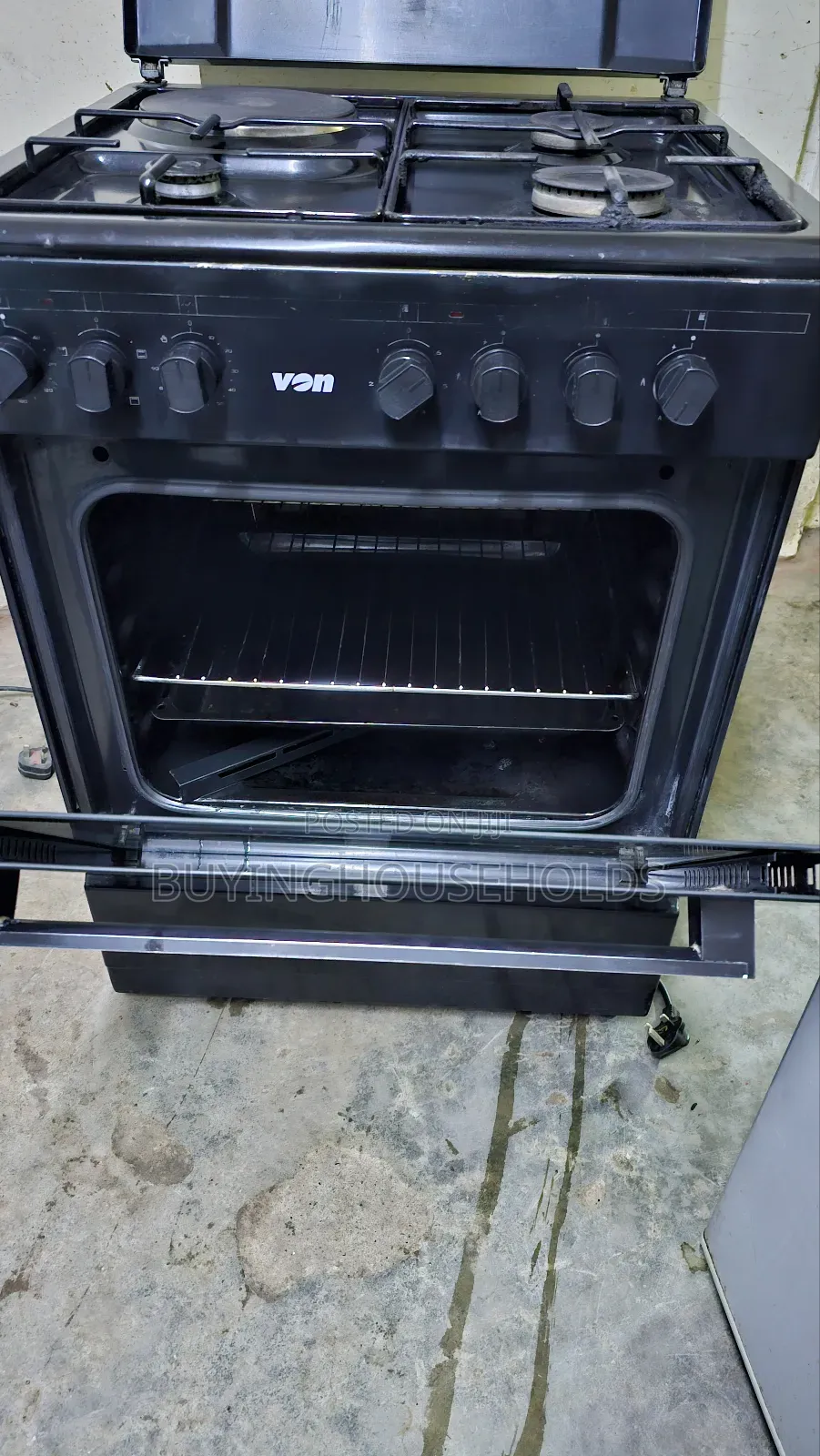 Von 60x60 Cooker 3gas+1 Electric