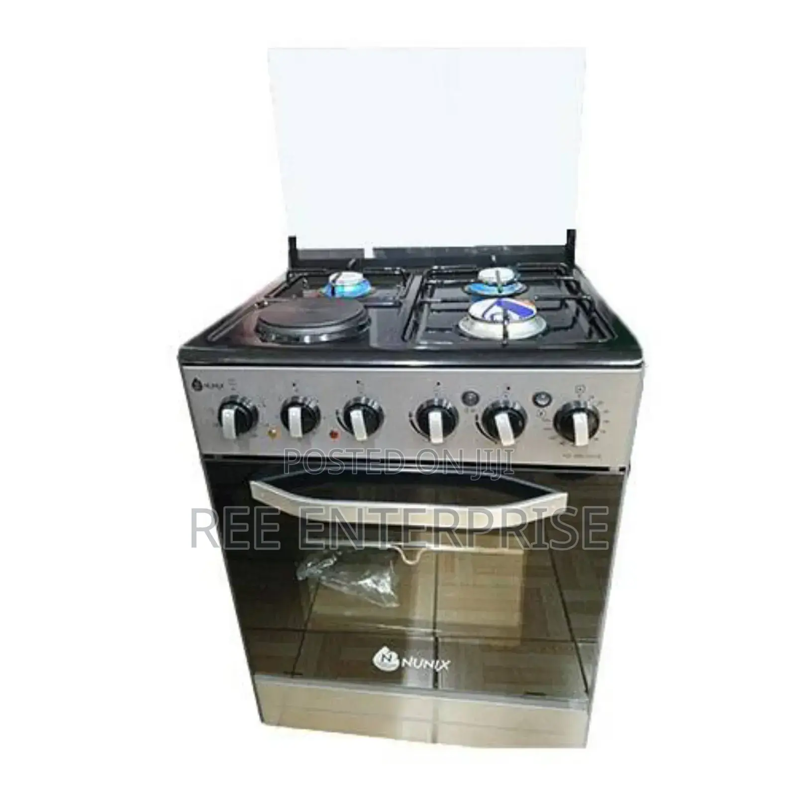Brand New Nunix 50*55 3+1 Cooker With Electric Oven