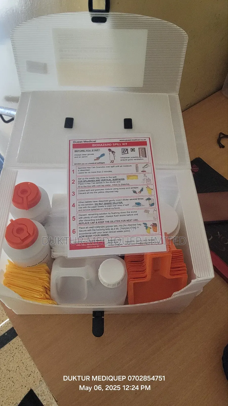Biohazard Spill Kits