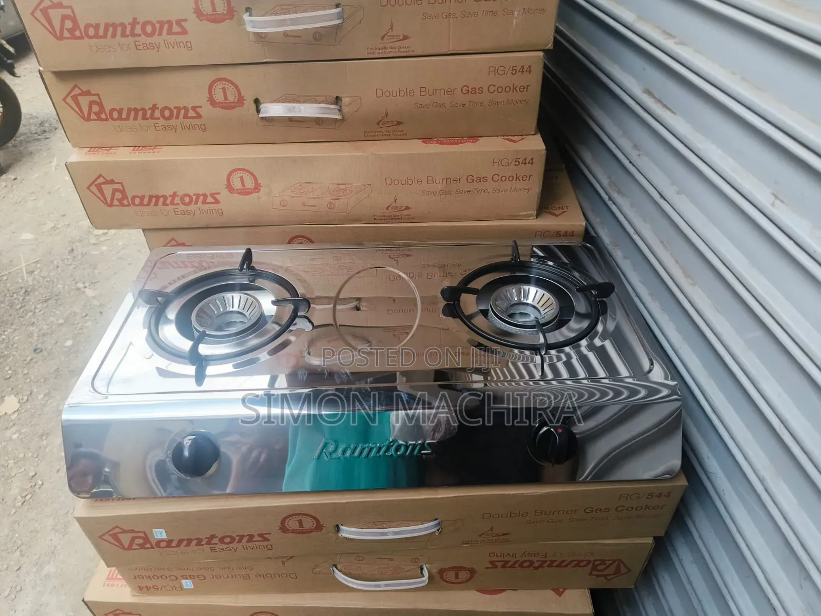Ramtons 2 Burner Stainless Steel Cooker