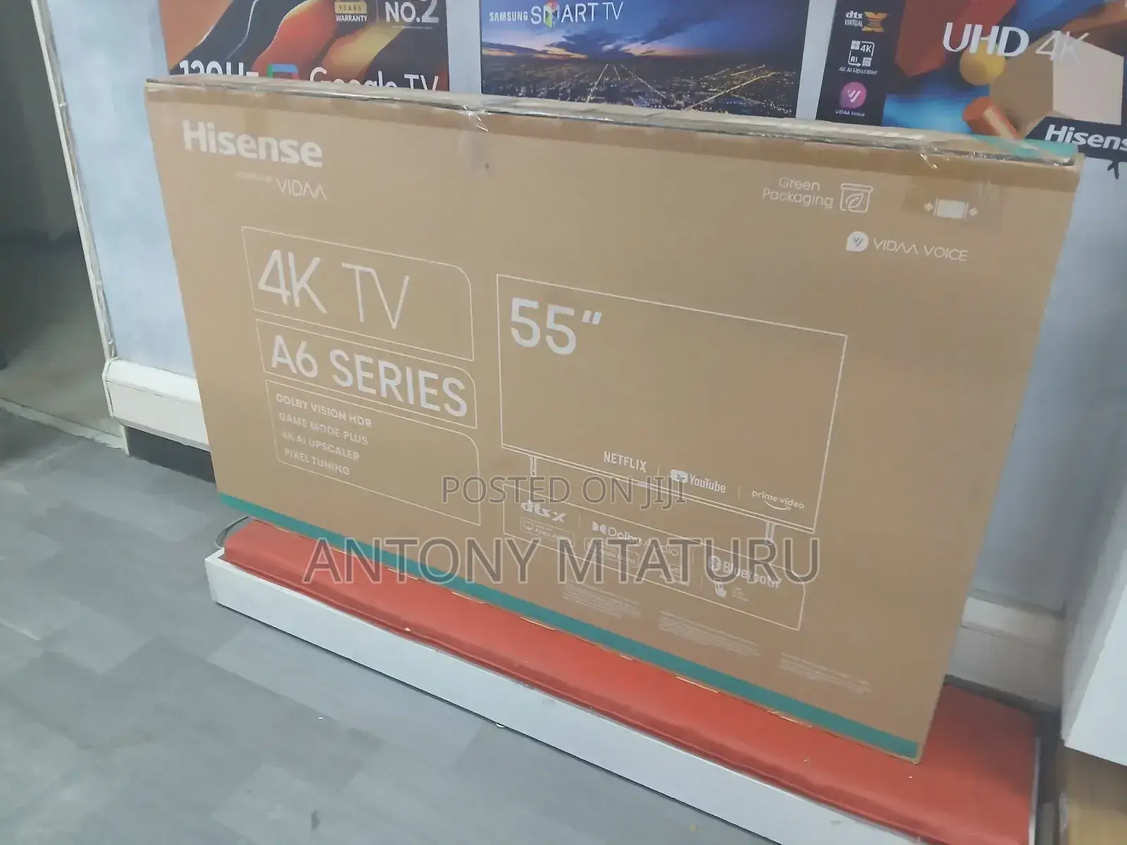 Hisense 55 Inch Uhd Smart Tv 55a6k