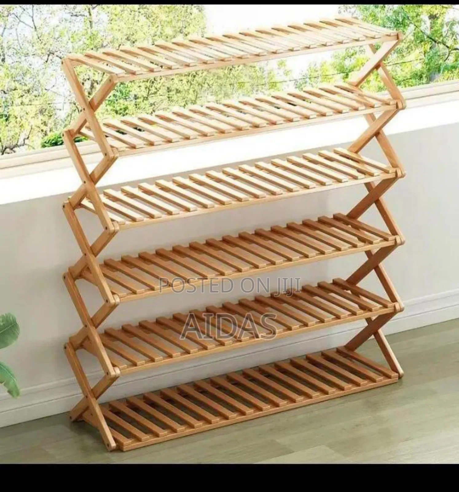 Multifunctional Foldable Bamboo Rack