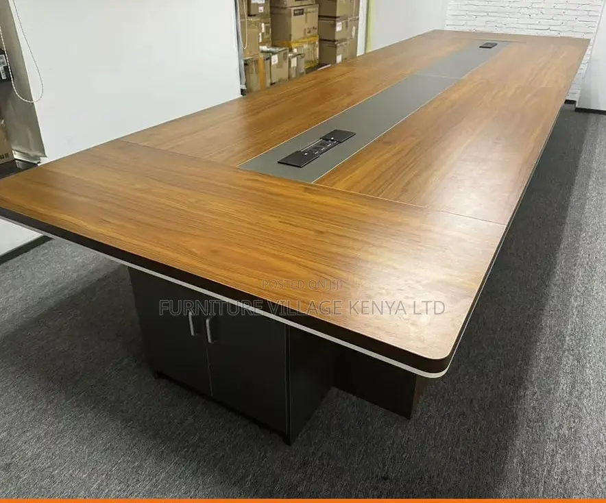 Office Table:Solid Timber Boardroom Table – 3 Meter Length