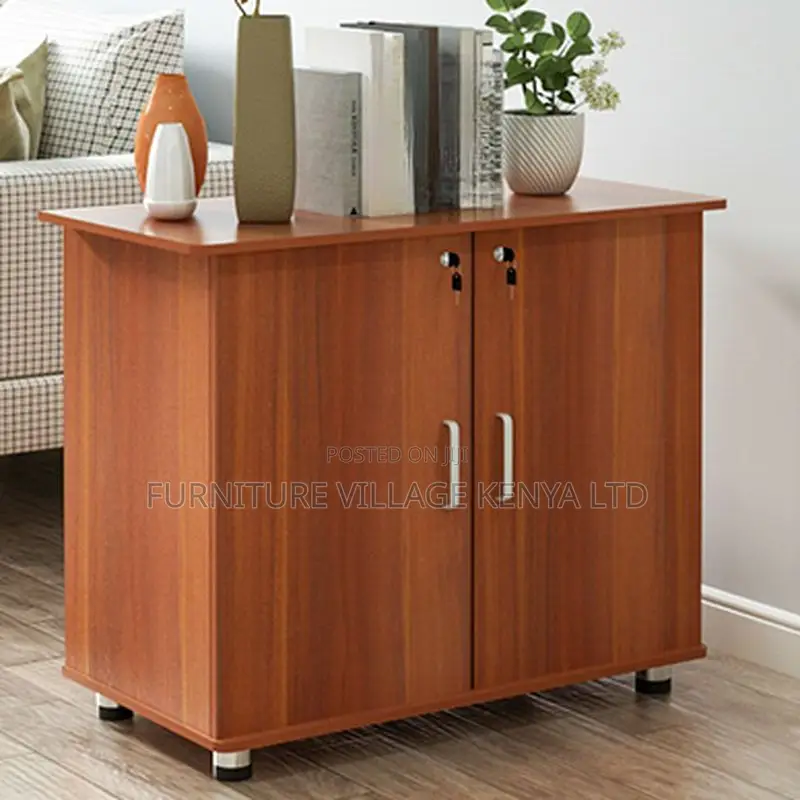 Office Cabinet:Dual-Compartment Standing Storage Cabinet