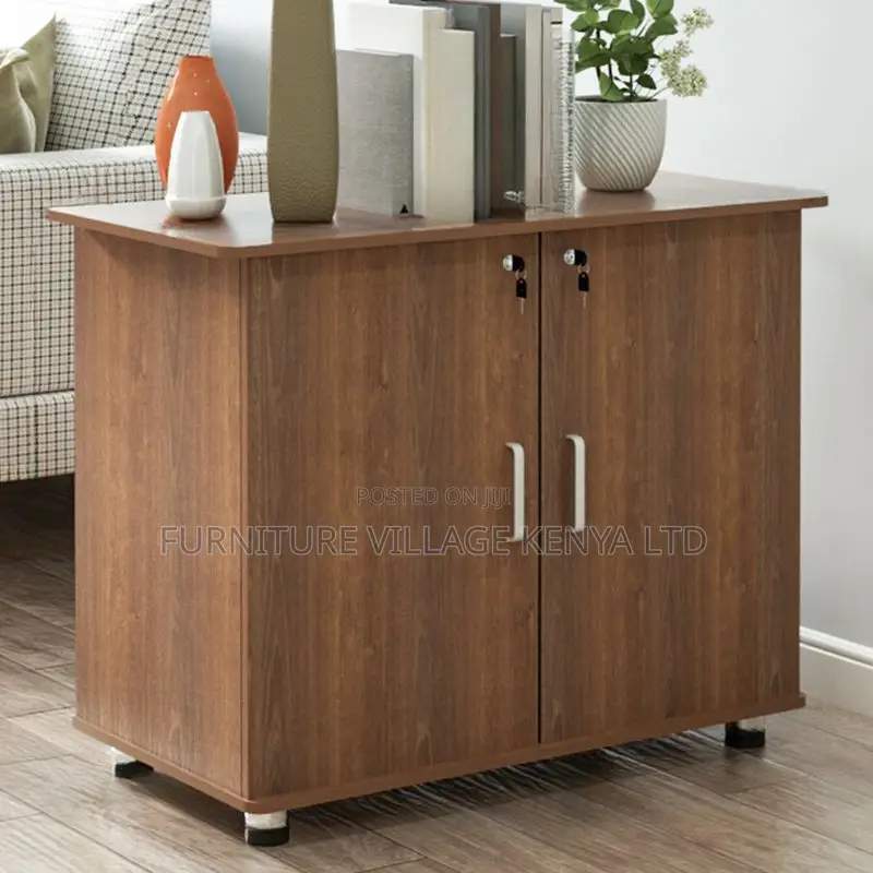 Office Cabinet:Dual-Compartment Standing Storage Cabinet