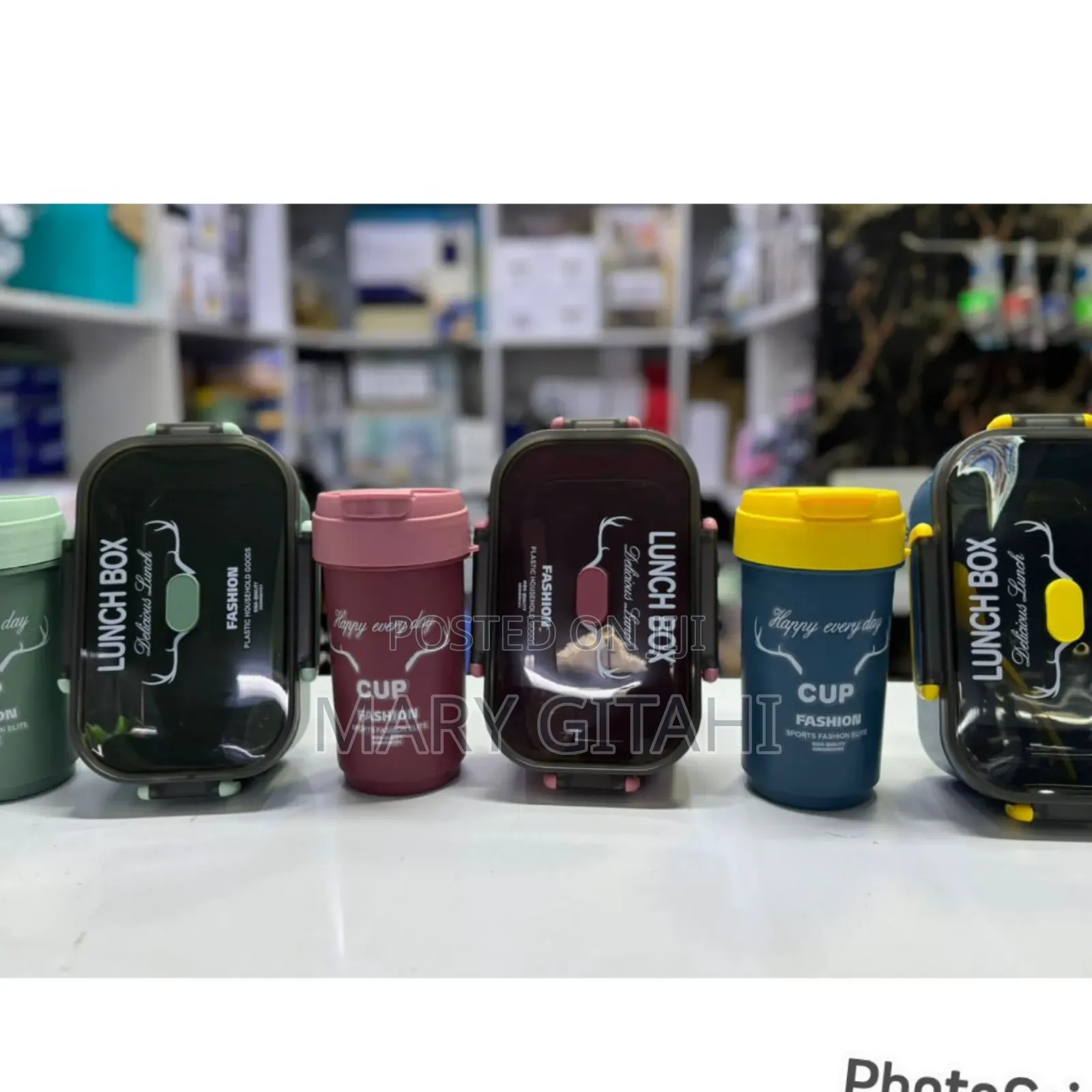 2pcs / Set Lunch Box Tumbler Bottle