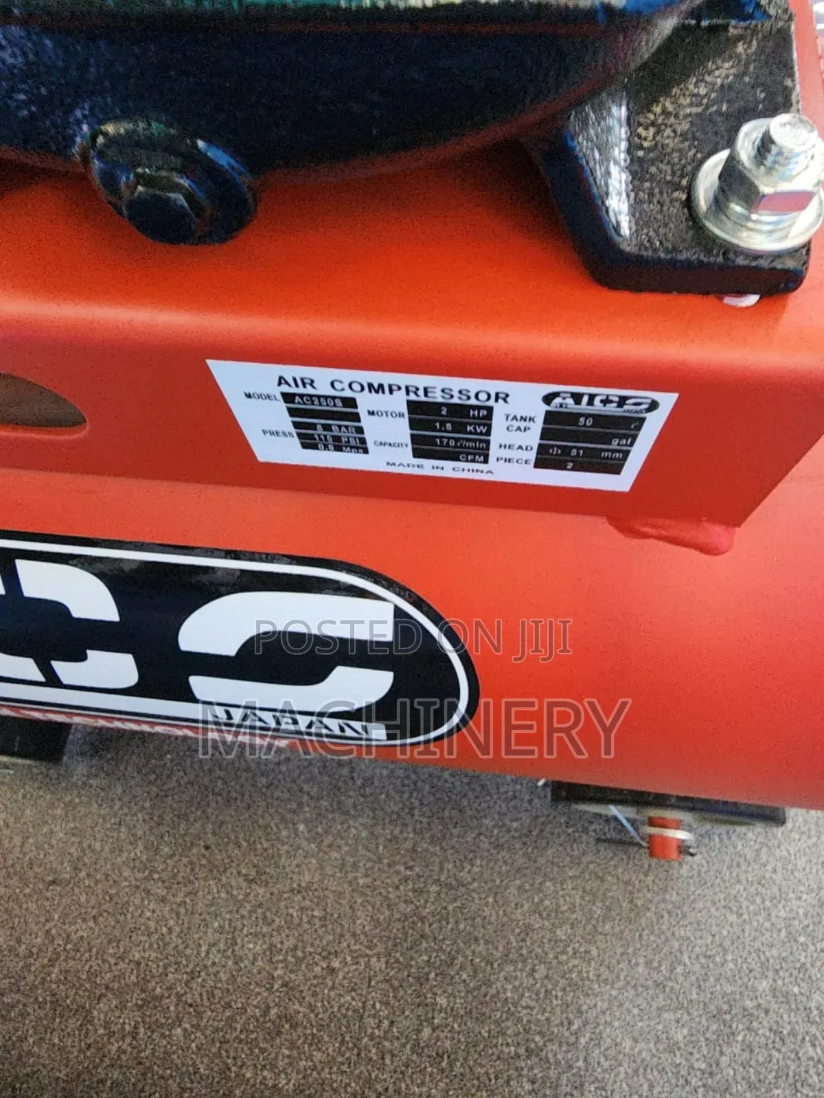 50l Air Compressor With Two Pistons