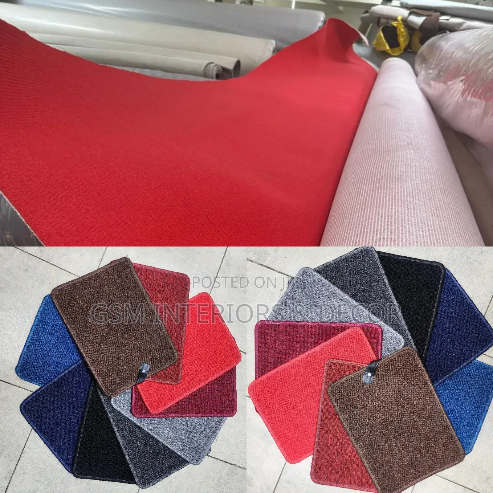 Red Carpets Office Carpets 4 Meters Wide