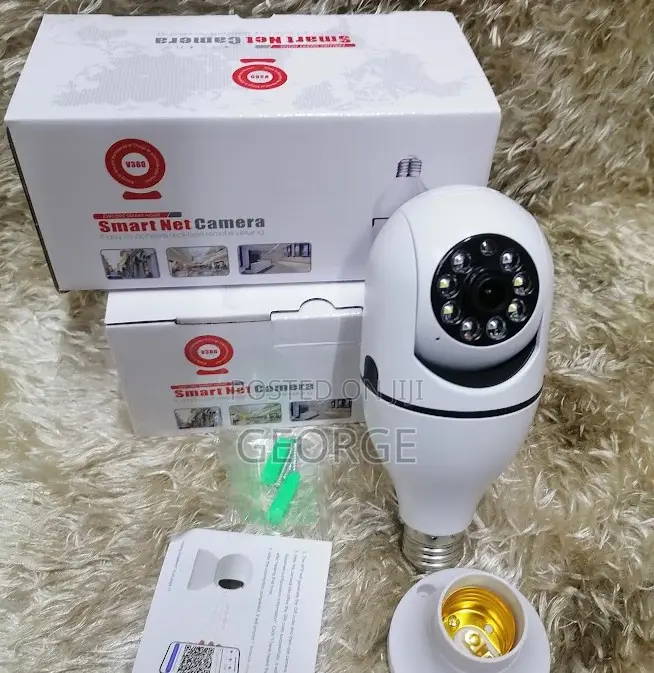 At New Ptz Camera V380 Bulb Wifi Camera Ptz Nanny