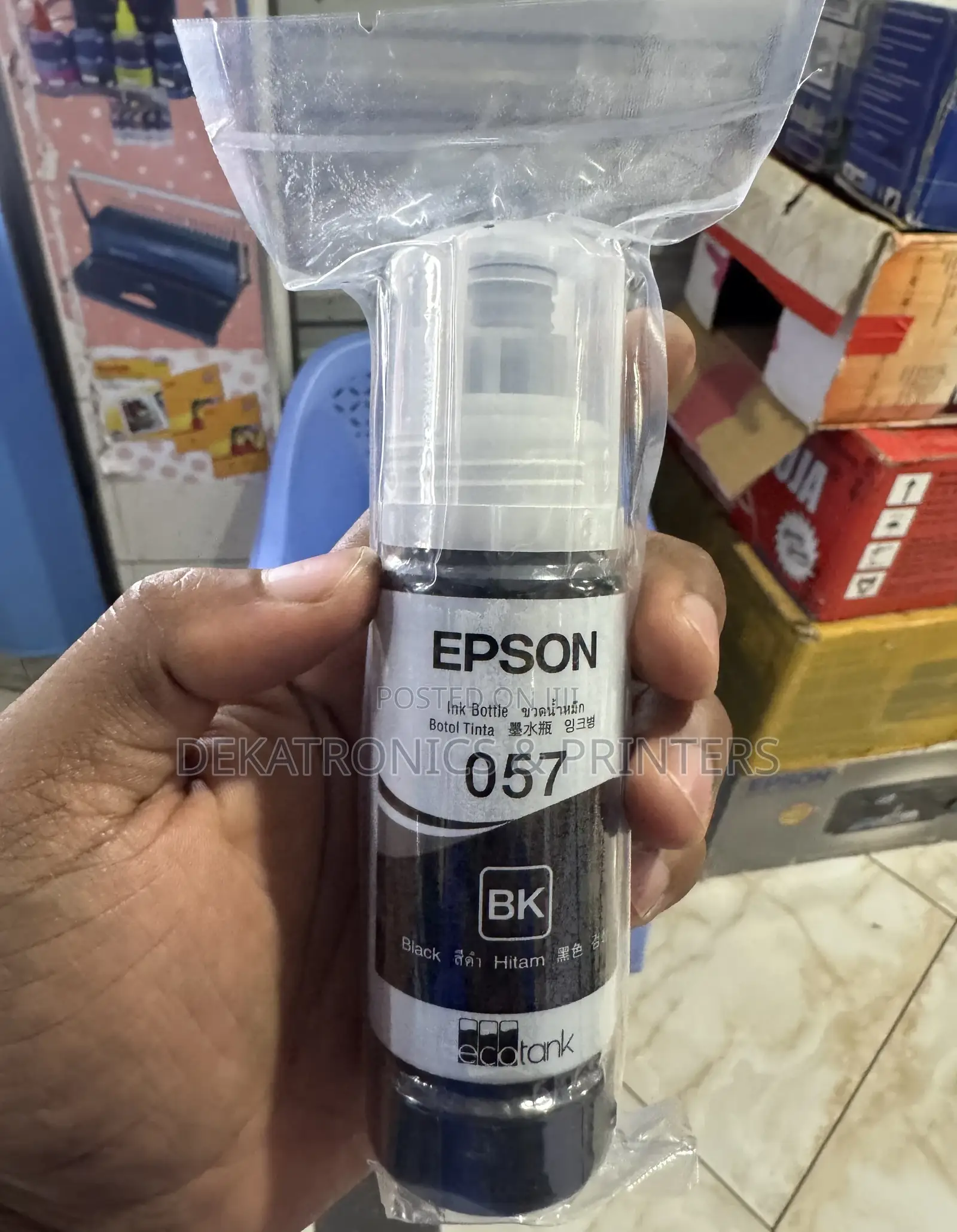 Epson 057 Black Original Ink for L8050 and L18050