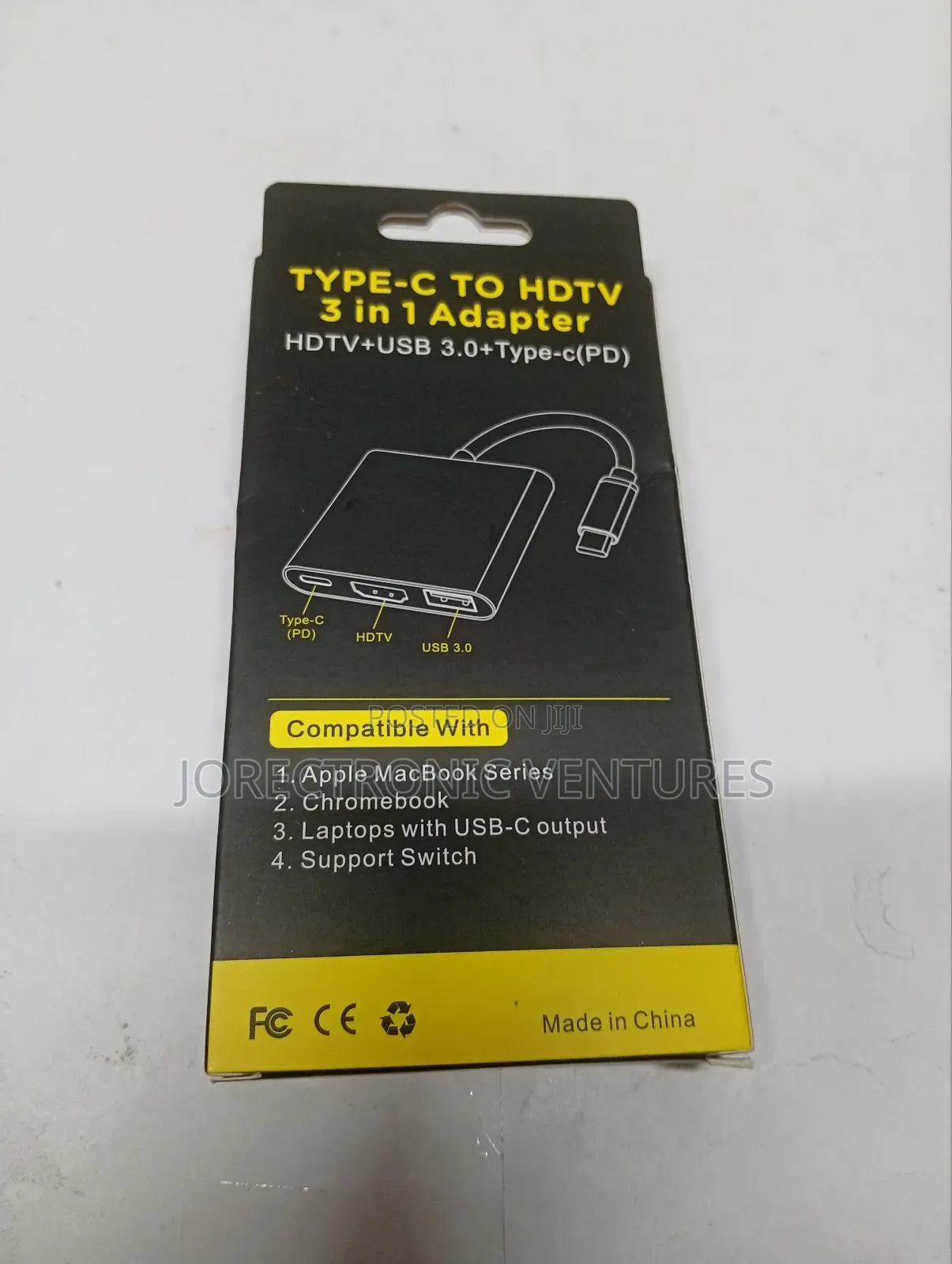 Type -C to HDTV 3 in 1 Adapter