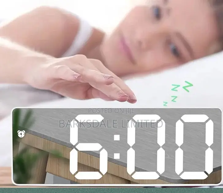 FGTH Digital Alarm Clock With Led Display, Usb Sensor