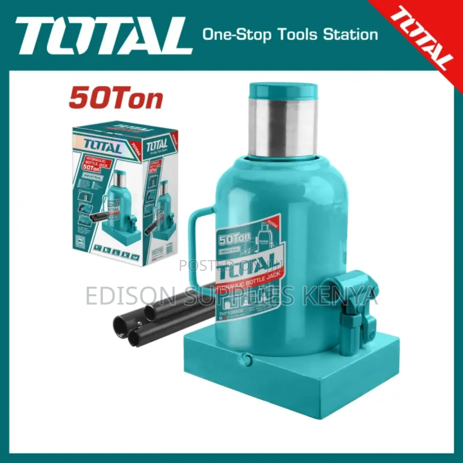 Bottle Jack 50 Ton Total Hydraulic Bottle Jacks 50 Tonnes