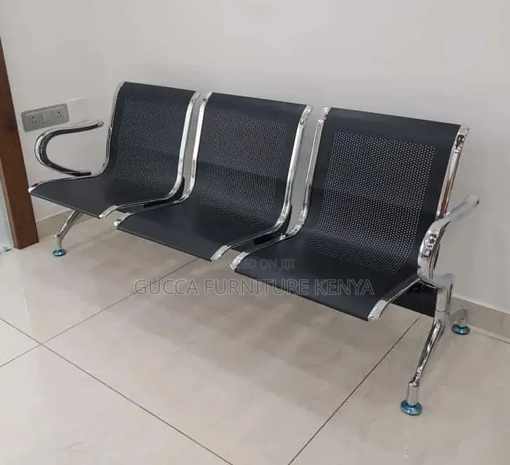 Office Bench: Office Three-Seat Guest Seating Bench