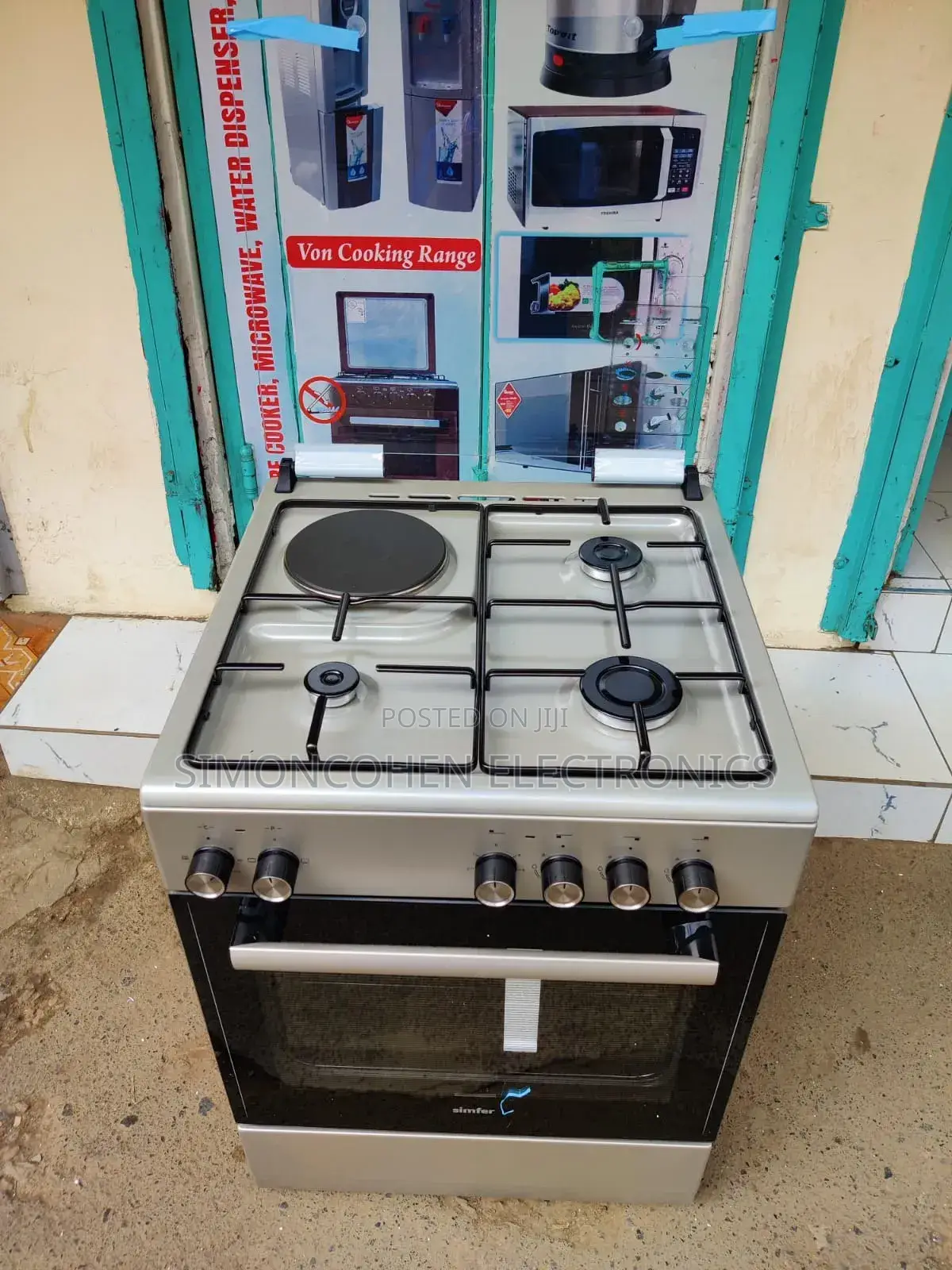 Simfer Cooker 60cmx60cm 3gas+1electric