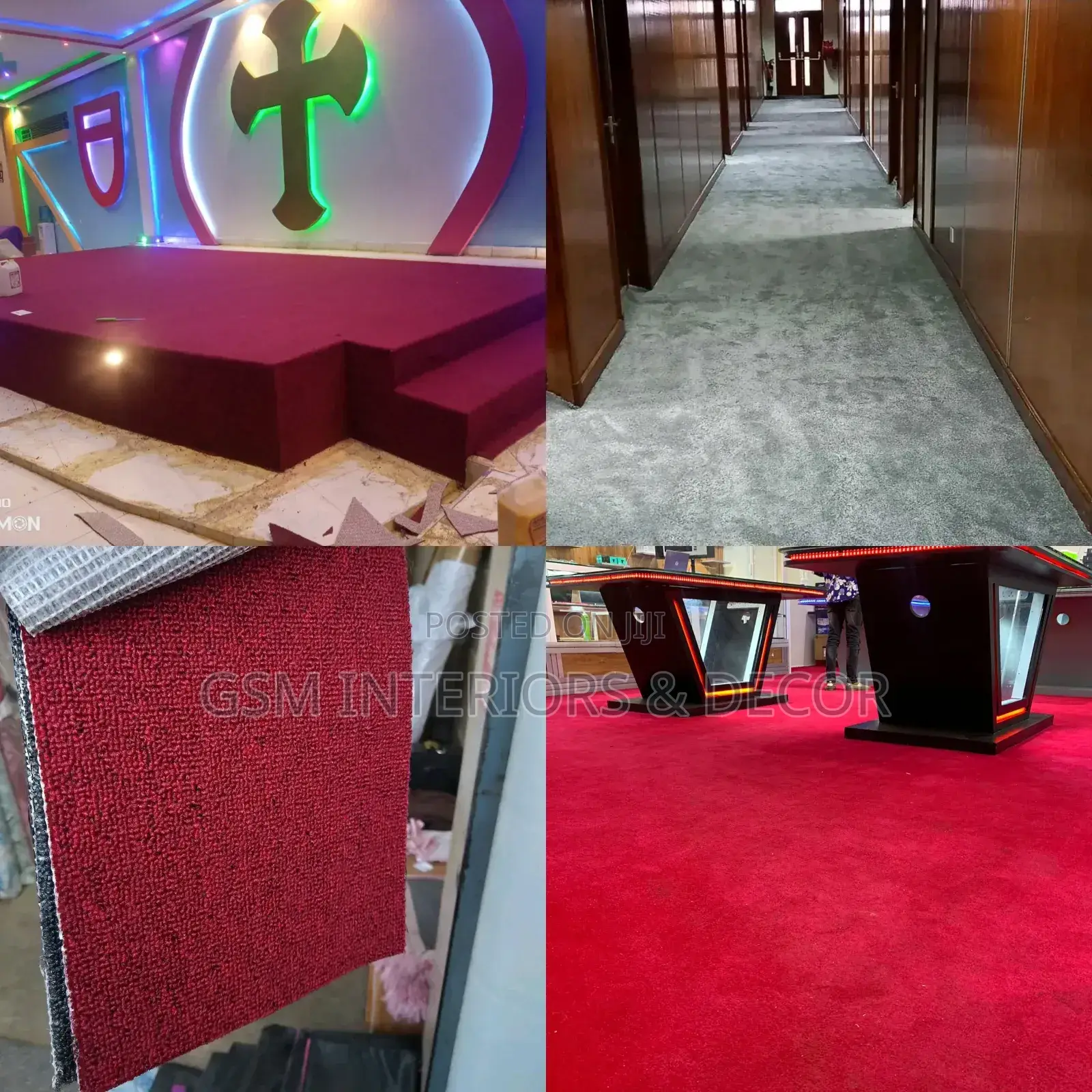 Church Carpets Altar Carpets 4mm Cross