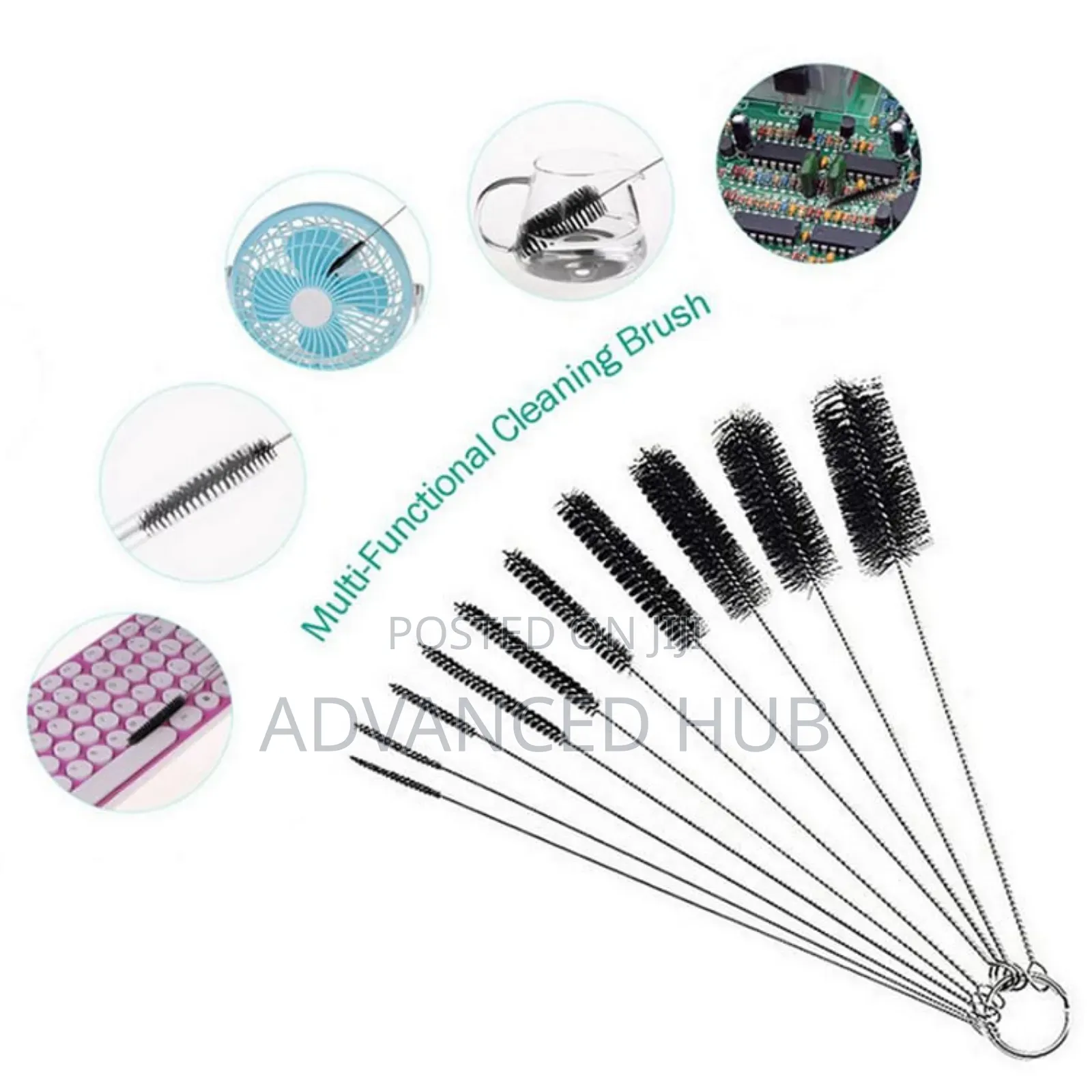 10pcs Drinking Straw Cleaning Brushes