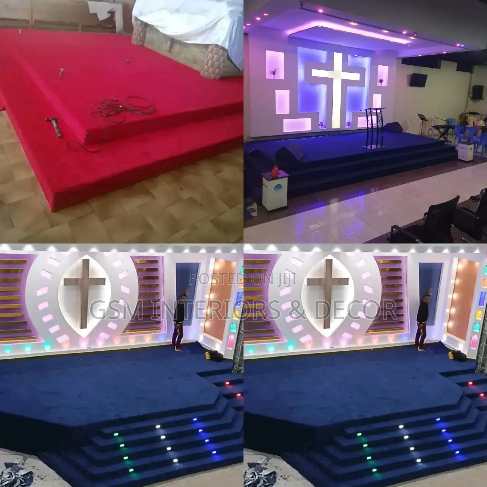 Church Altar Carpets In Different Designs And Colours