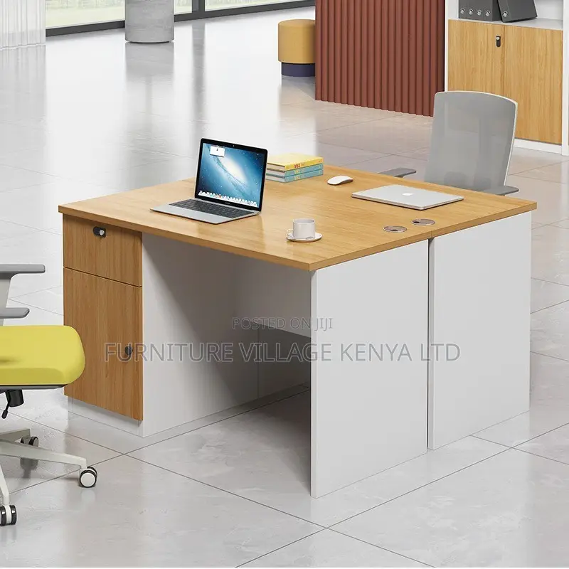 Office Desk:Sleek One-Meter Office Single Staff Desk