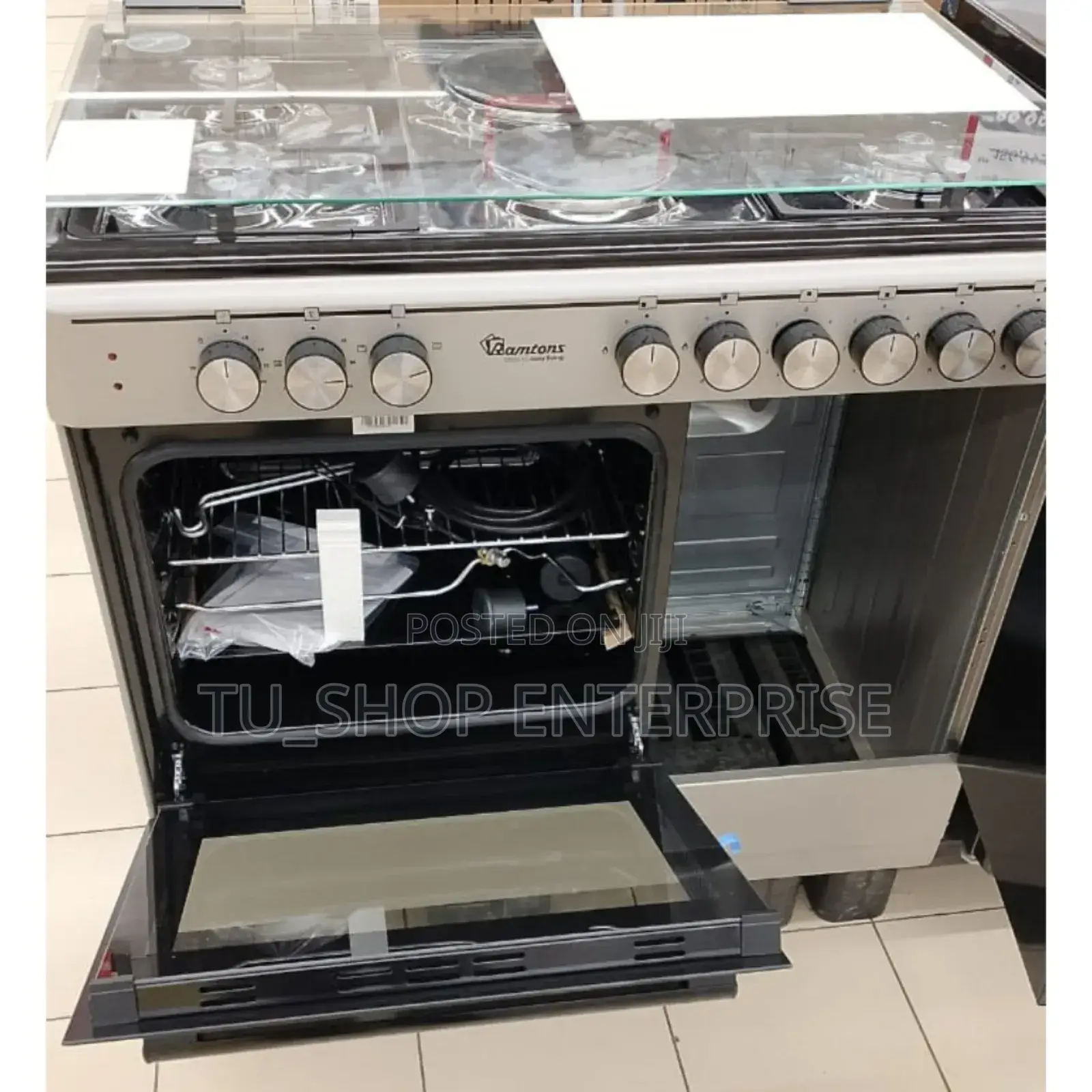 ##Cooker! Ramtons Rf/496- 60*90 Stainless Steel Cooker (