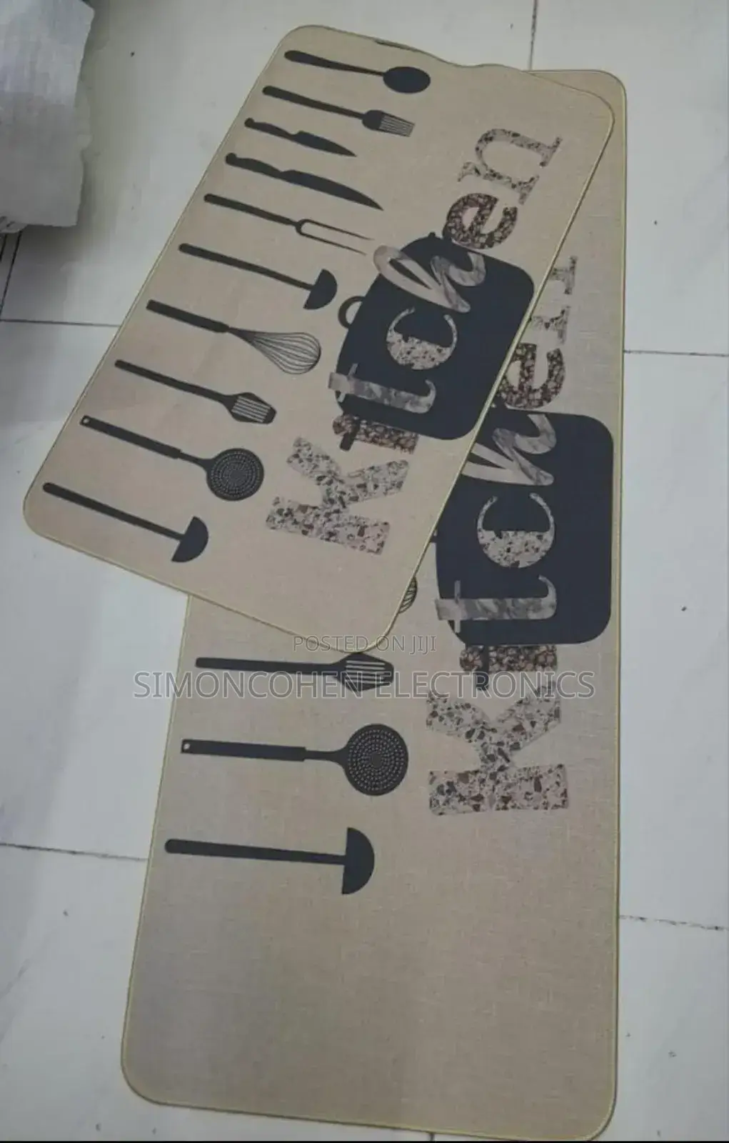 2pcs Kitchen Rubber Mat