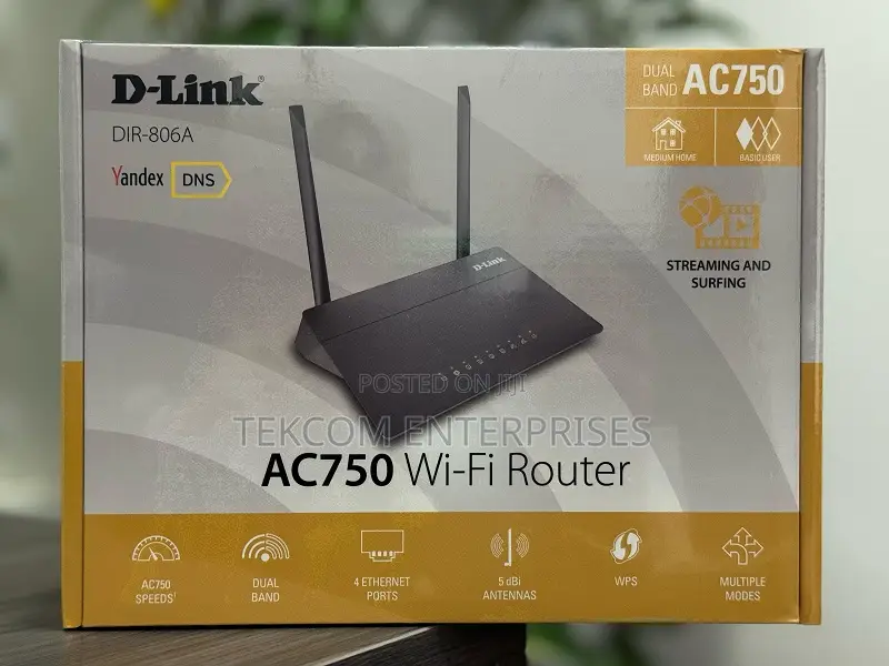 D-Link Dir-806a/Ena Ac750 Wi-Fi Router