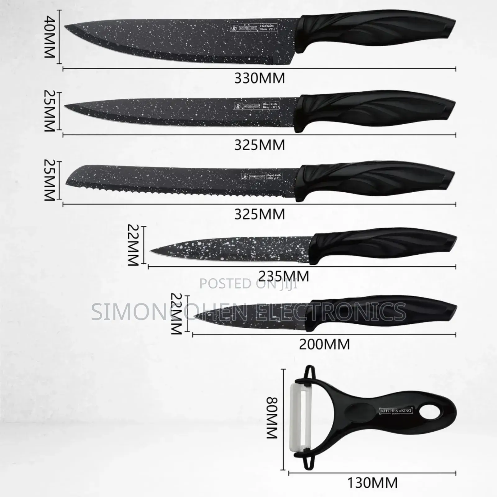 Ereasthos 6pc Knife Set