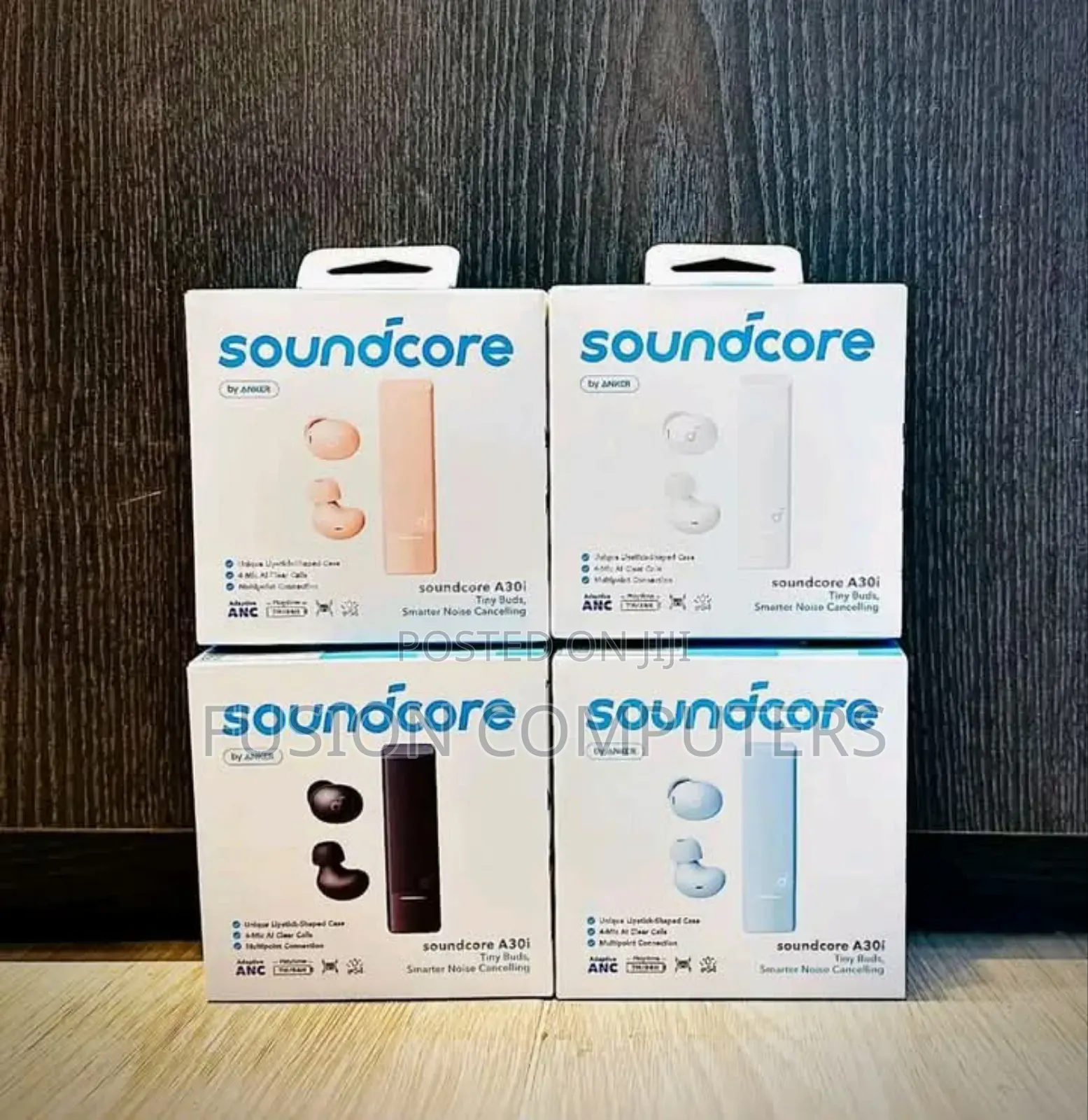 Soundcore A30i by Anker, Smart Noise Cancelling Earbuds,