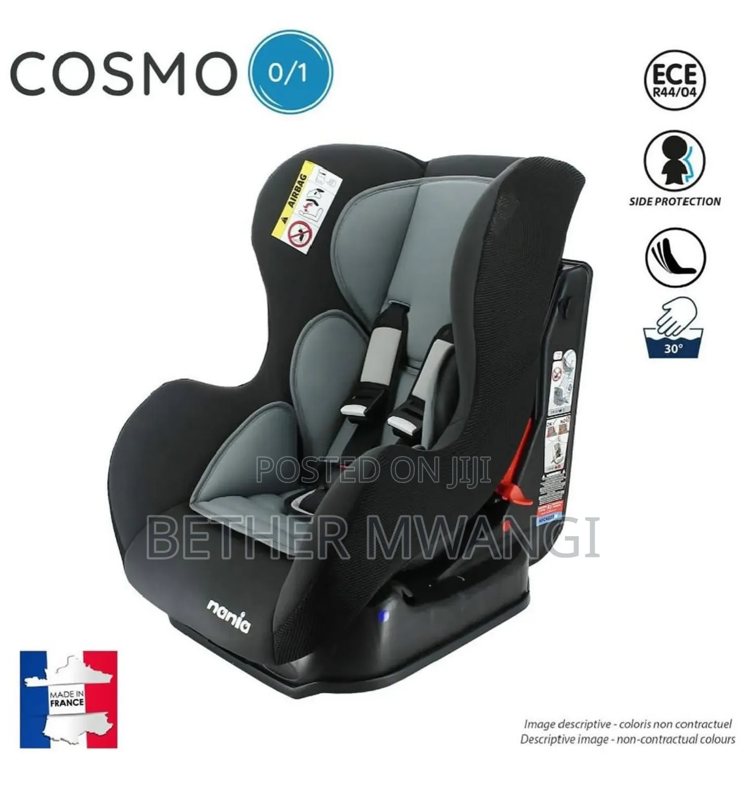 Nania Cosmo Group 0/1 With Side Impact Protection Car Seat