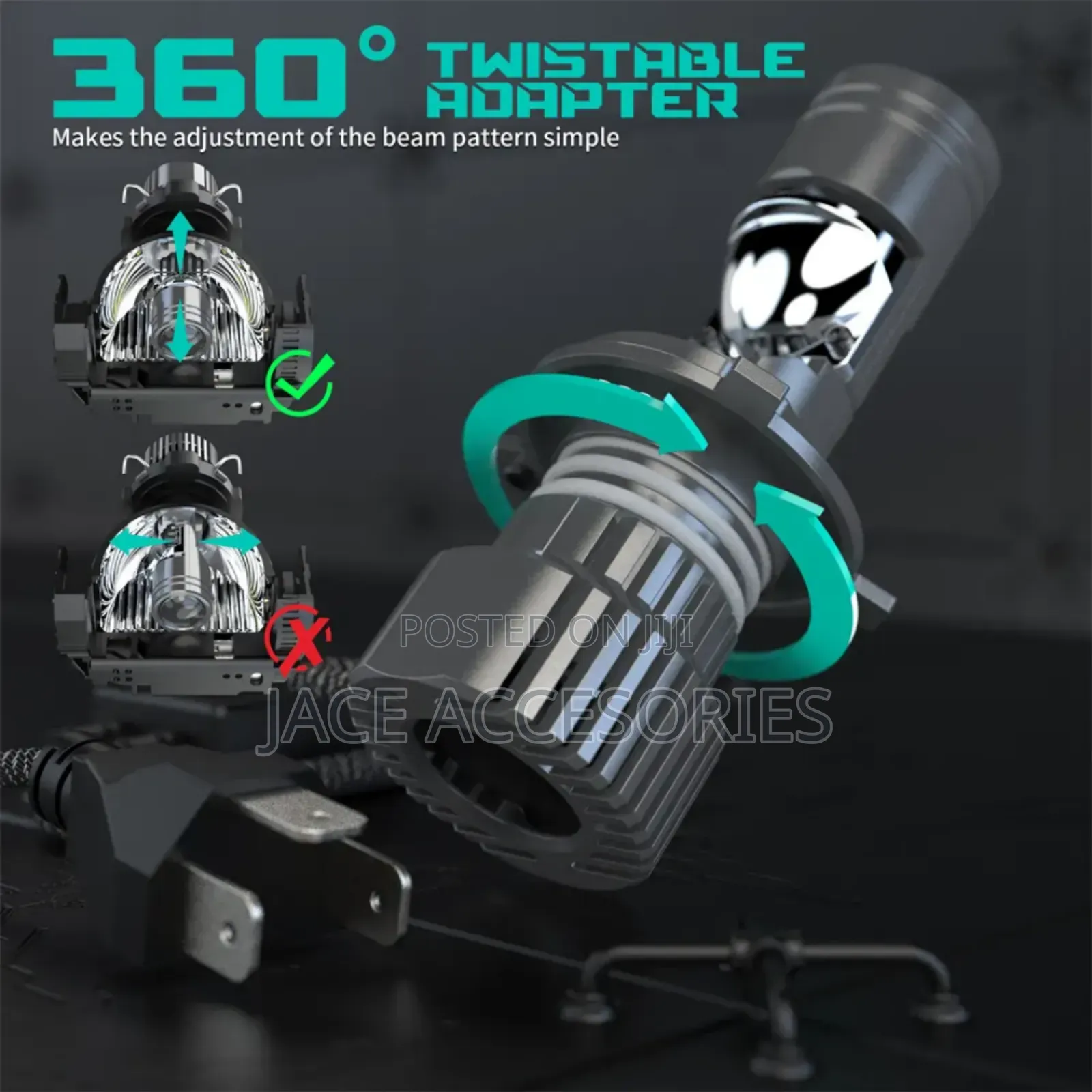 New H4 Mini Biled Bulbs 160w