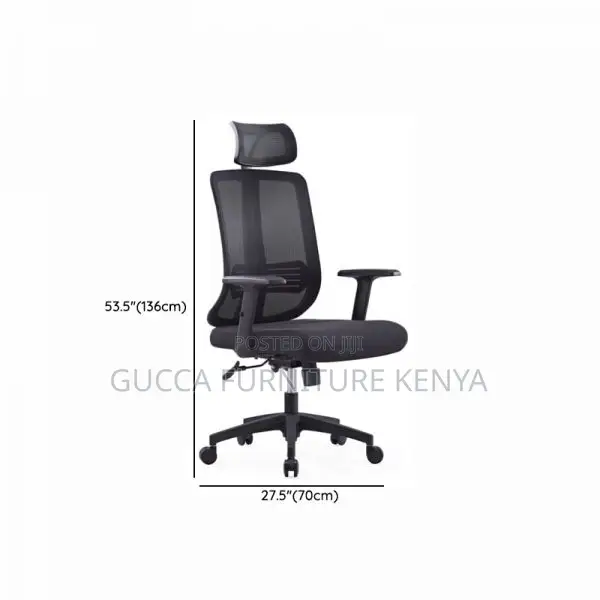 Office Chair:Upholstered Design Ergonomic Lumber Office Seat