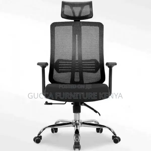 Office Chair:Upholstered Design Ergonomic Lumber Office Seat