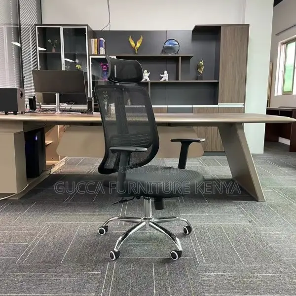 Office Chair:Upholstered Design Ergonomic Lumber Office Seat