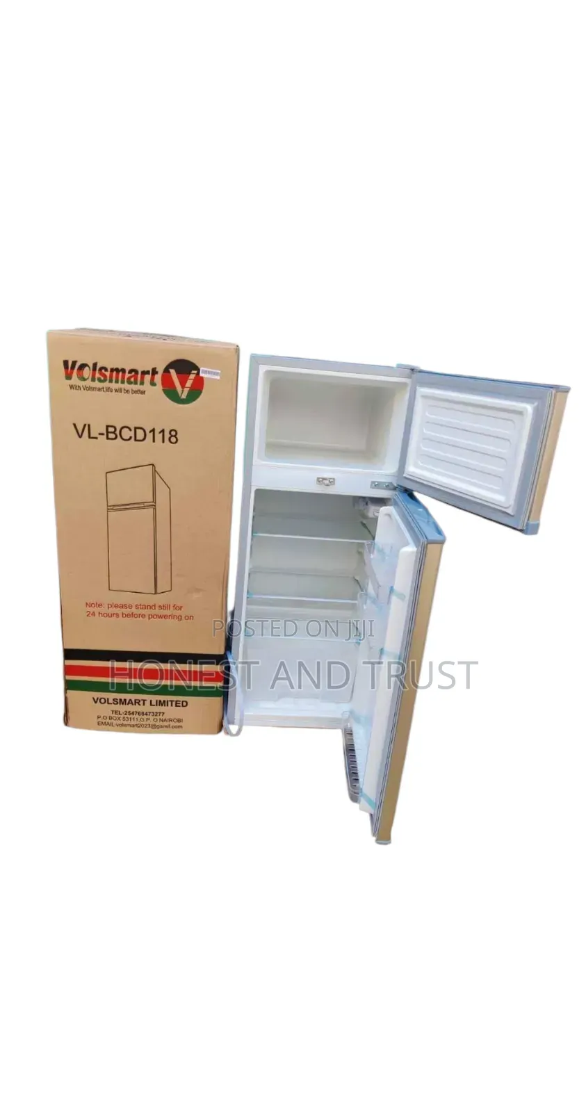 Volsmart 118 Double Door Refrigerator