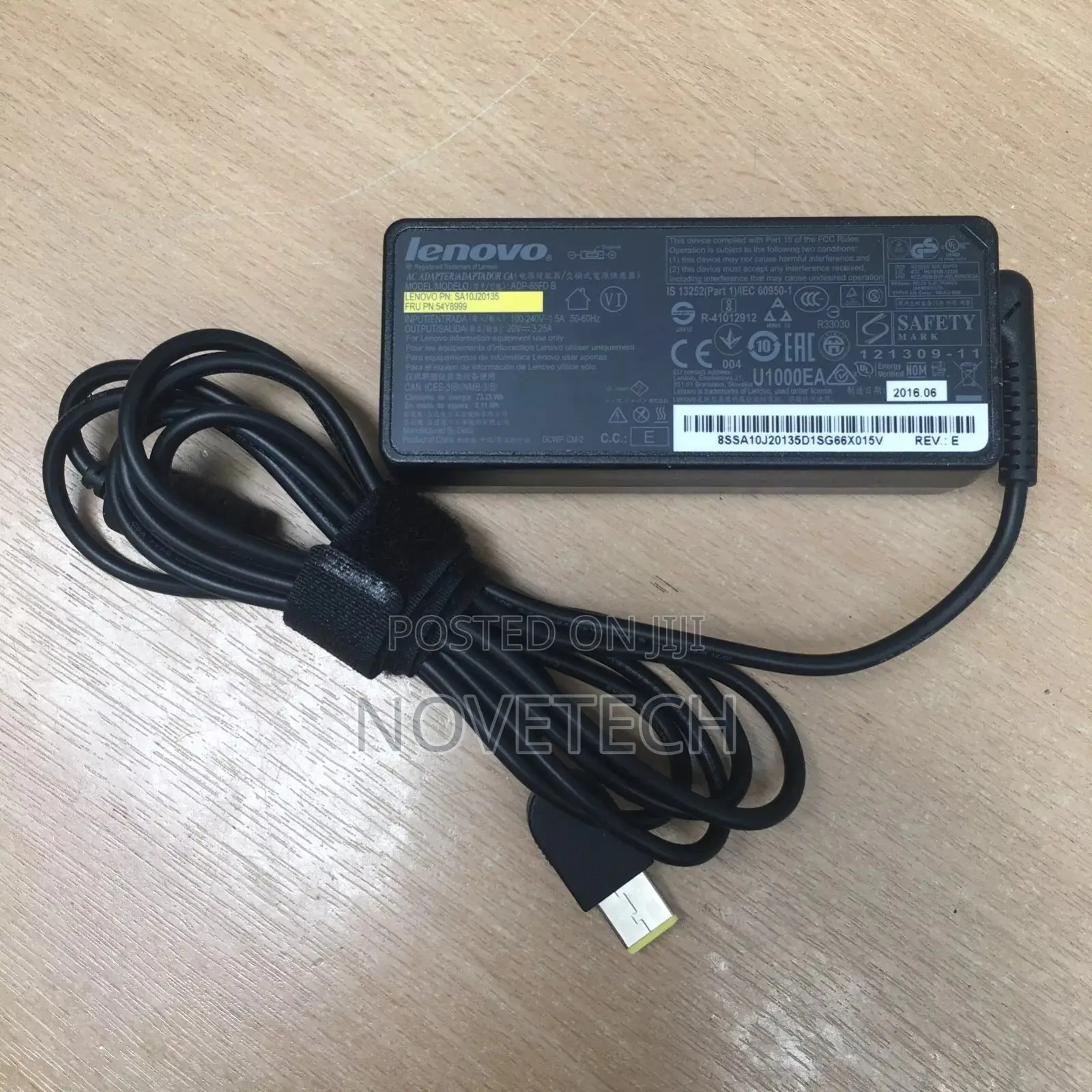 Genuine Lenovo Usb 65w 20v 3.25a Square Tip Laptop Charger