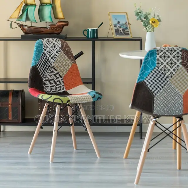 Office Chairs:Wooden Legs Eames Chair for Kitchen Dining