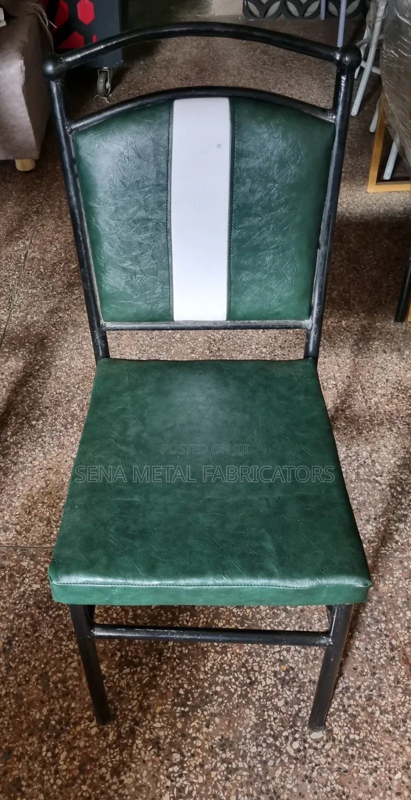 Restaurant Low Chairs With a Jungle Green Cushion.