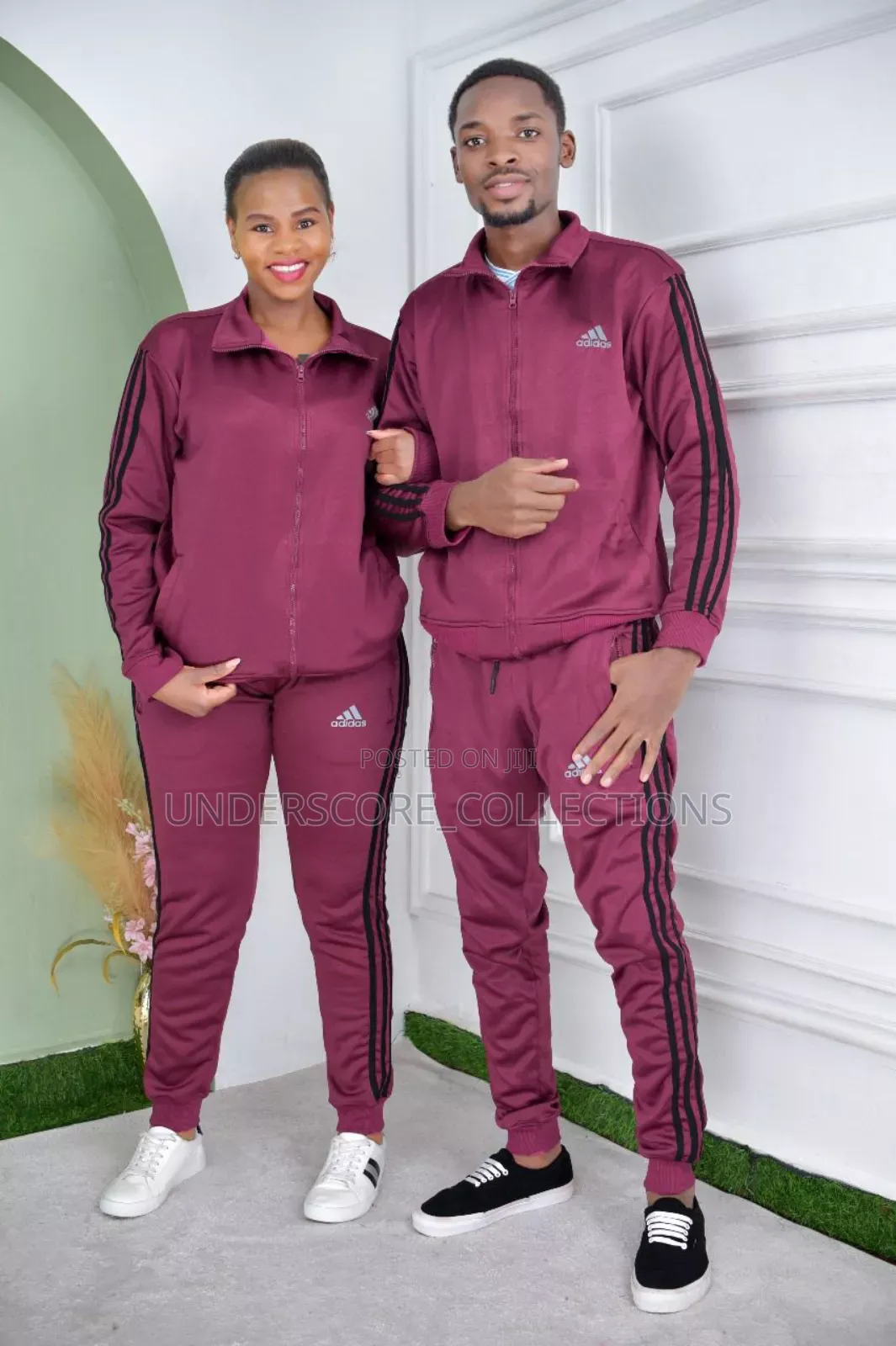 Maroon Unisex Tracksuit