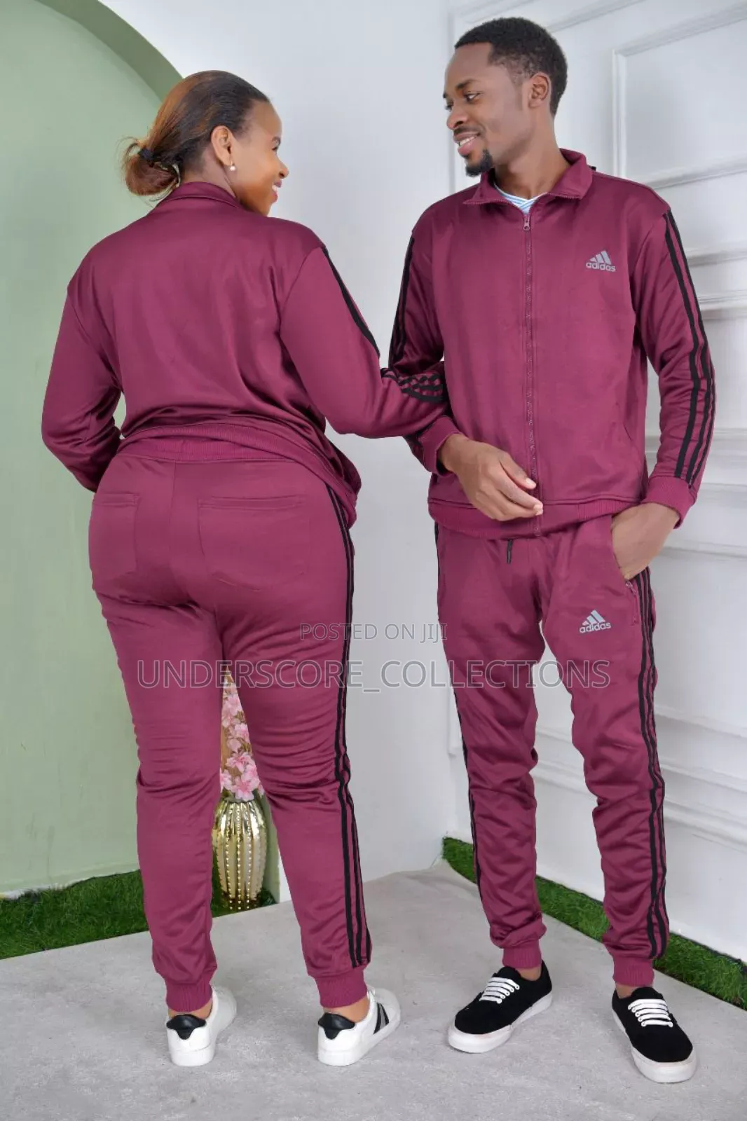 Maroon Unisex Tracksuit
