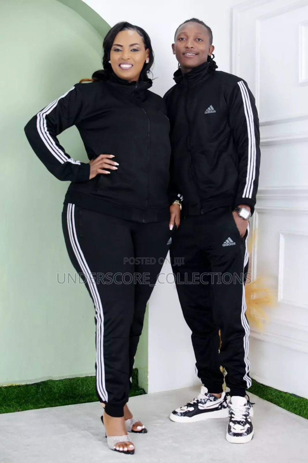 Black Unisex Track Sets