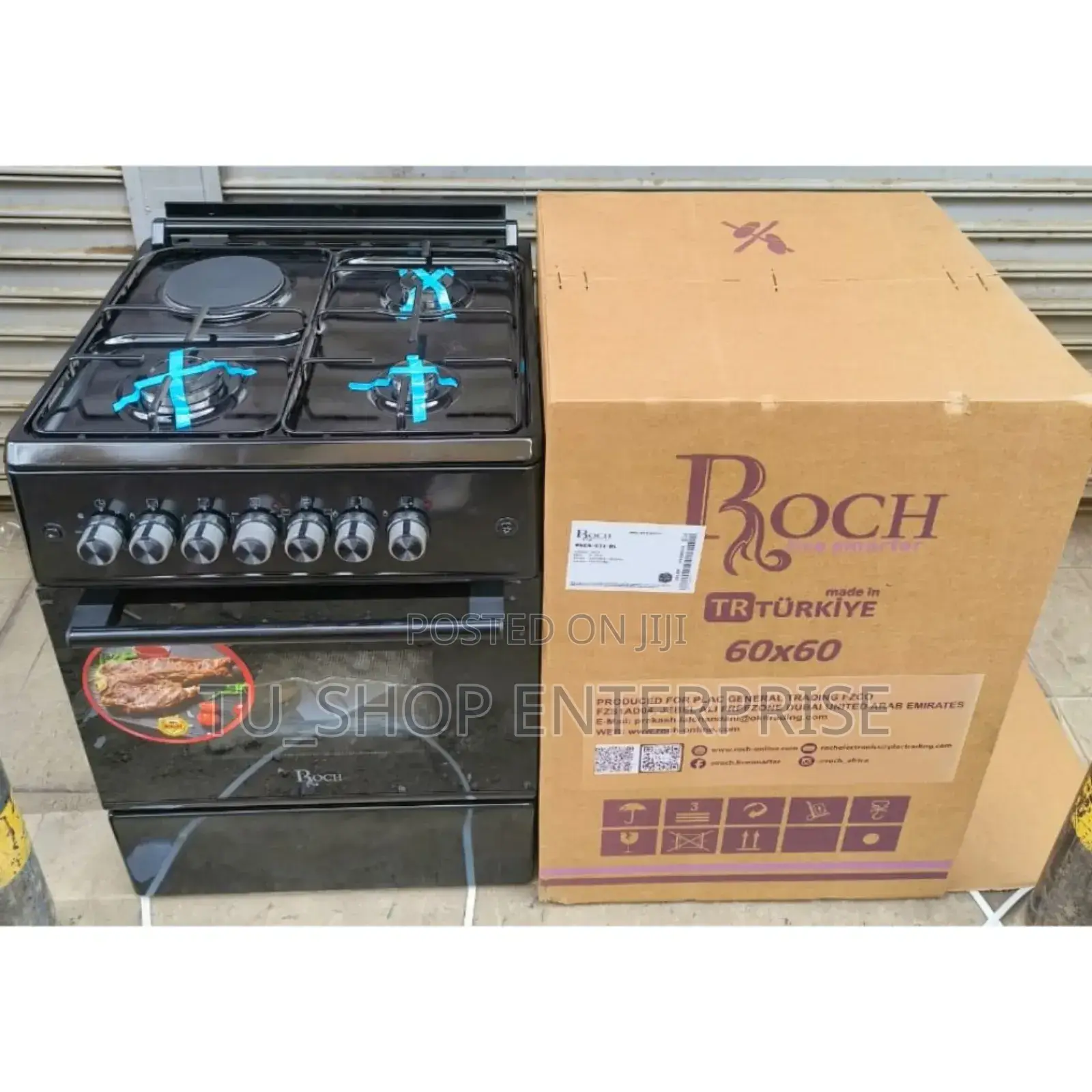 Cooker!!Roch Black 50×55 Standing 3+1 Cooker! 